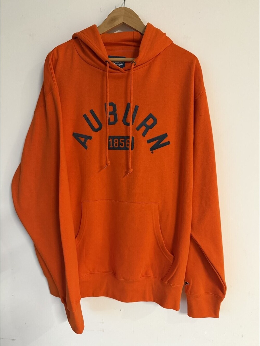 Blue 84 Auburn 1856 Tigers Hoodie Sweatshirt Mens L Orange Hooded Drawstring